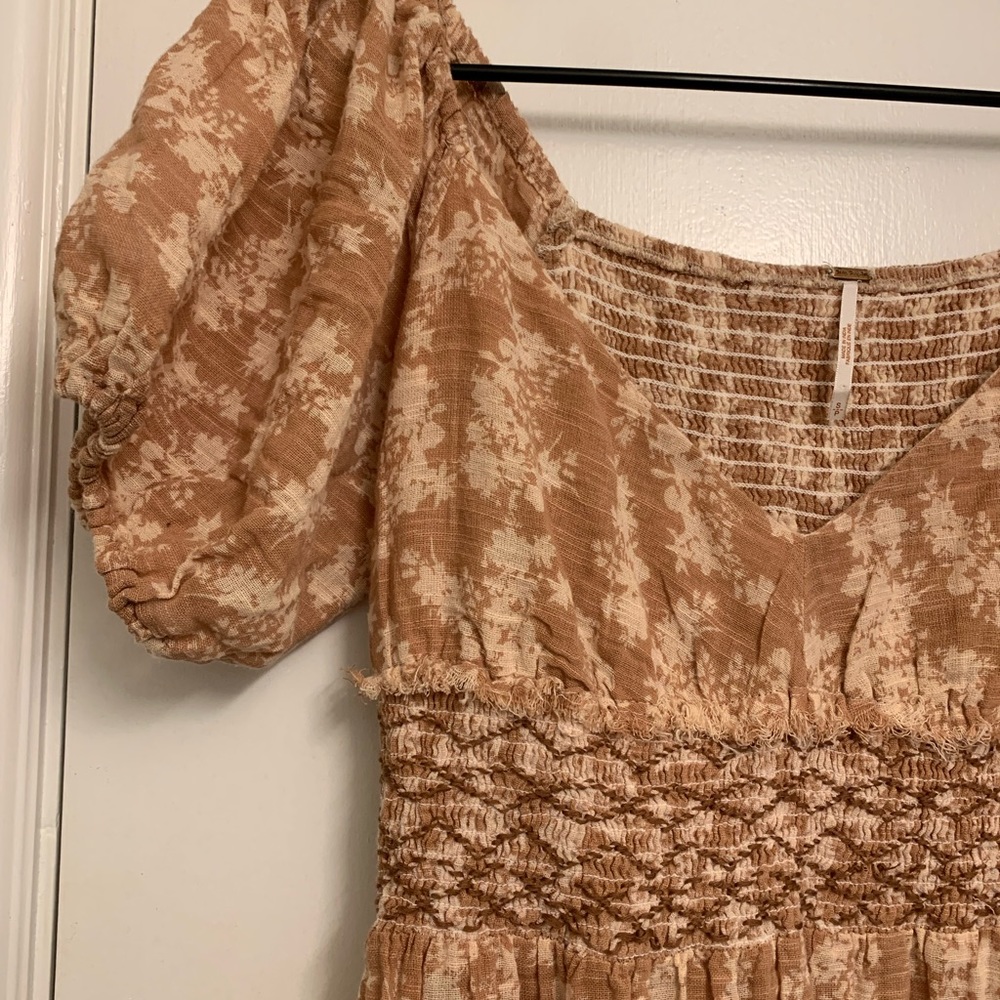 Free People Womens size small maxi dress floral print